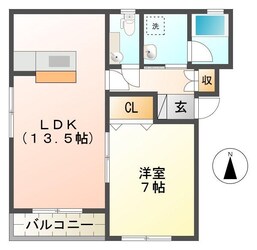 メリベルⅠの物件間取画像